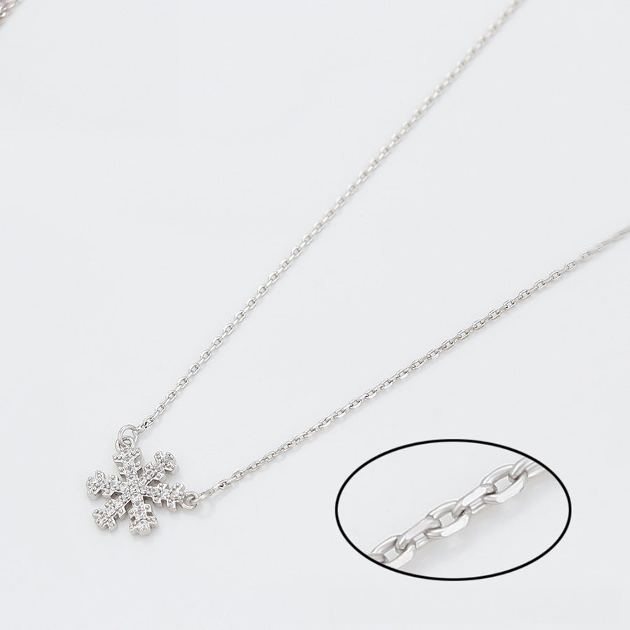 Crystal Snowflake Charm