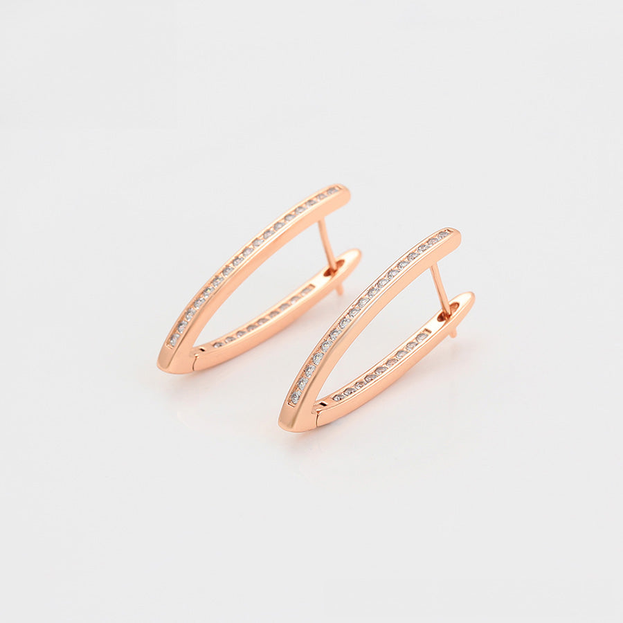 Rose Gold Radiance Hoops