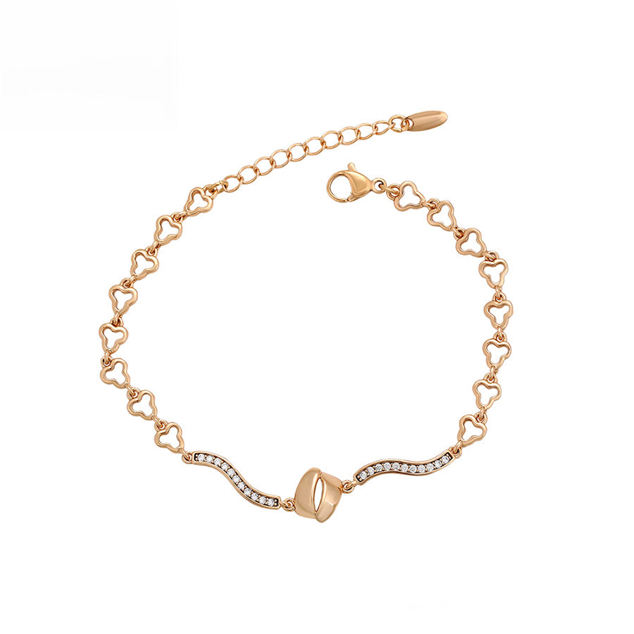 Goldenes Herz-Armband