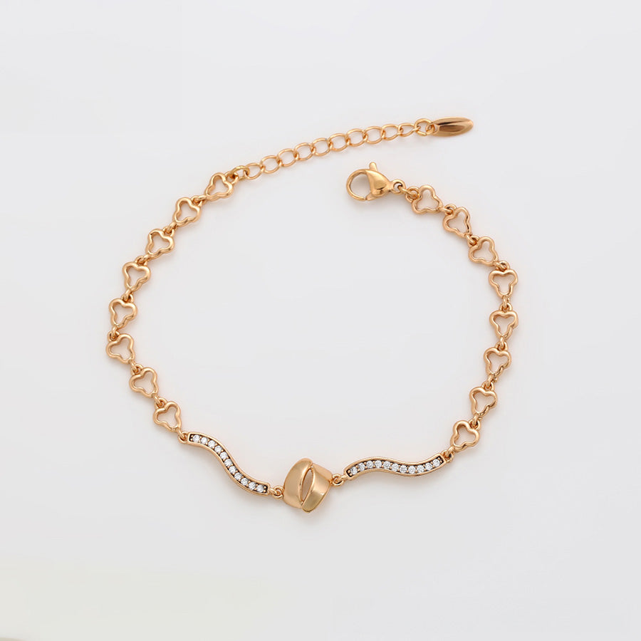 Goldenes Herz-Armband