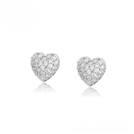 Heartfelt Sparkle Studs