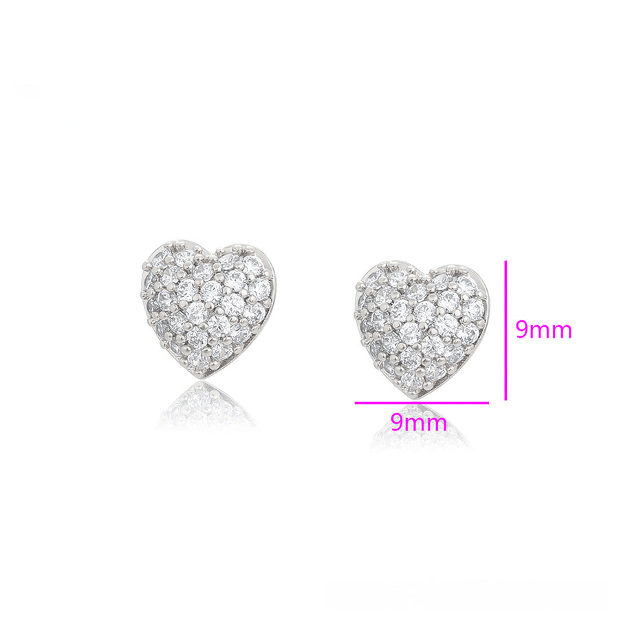 Heartfelt Sparkle Studs