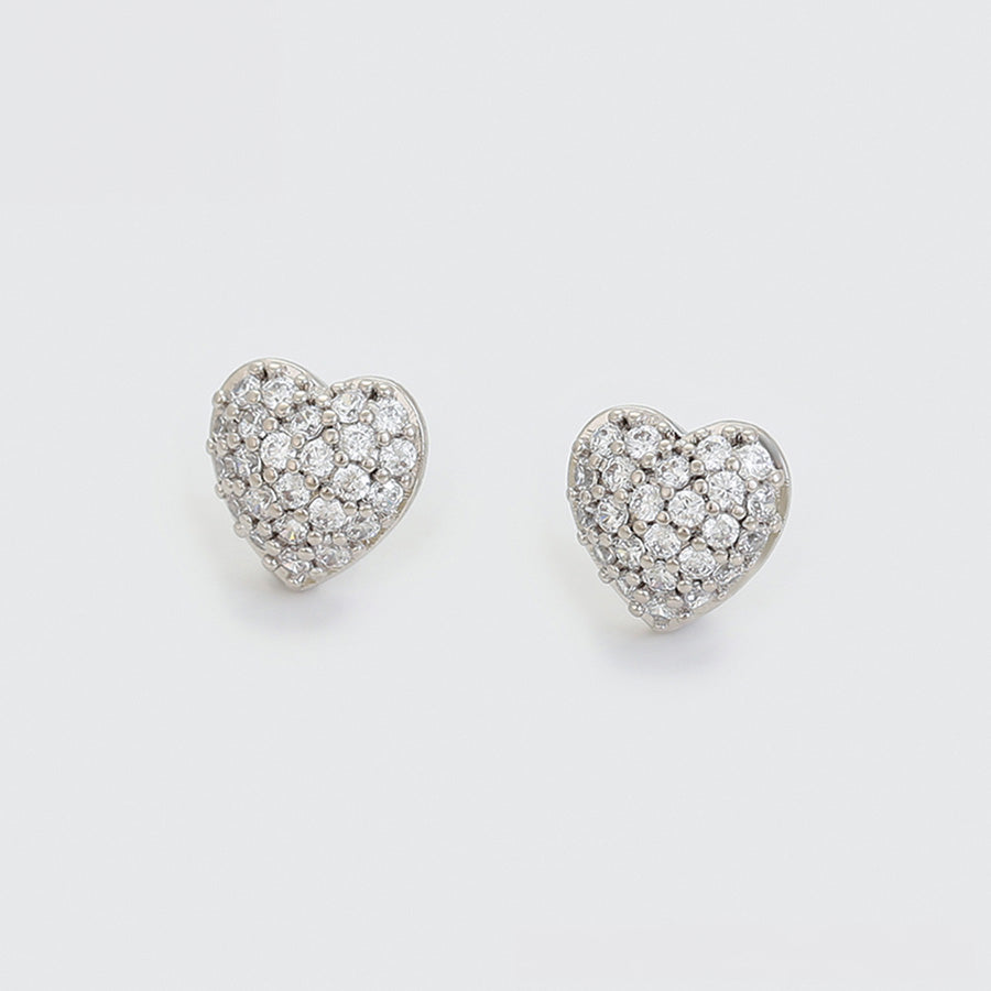 Heartfelt Sparkle Studs