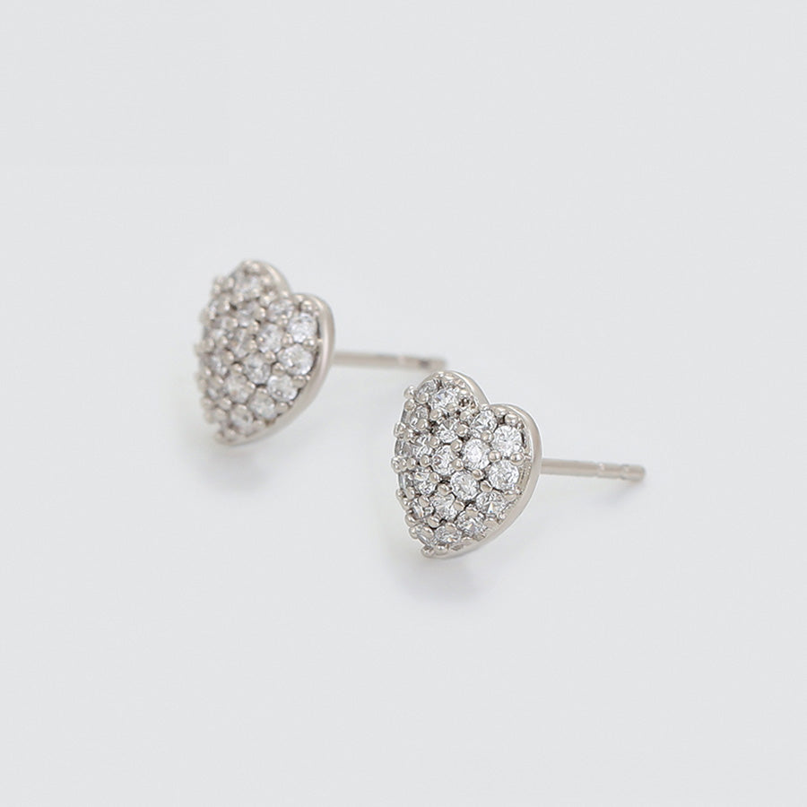 Heartfelt Sparkle Studs