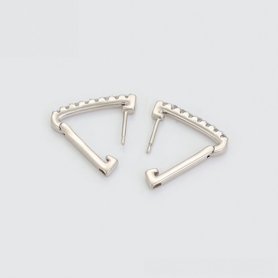 Crystal Clarity Hoops