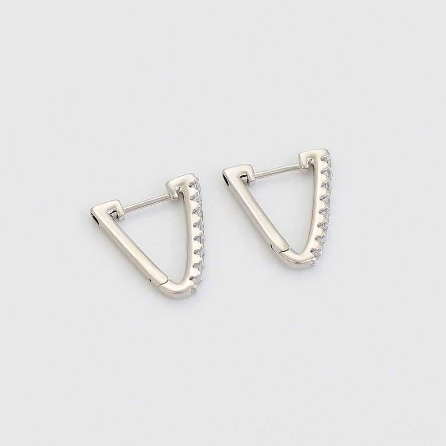 Crystal Clarity Hoops