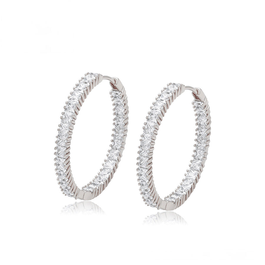 Radiant Spiral Hoops