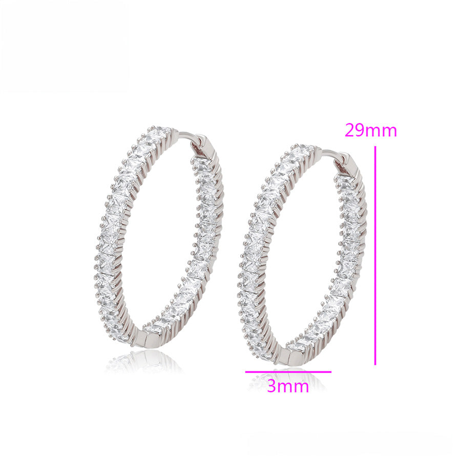 Radiant Spiral Hoops