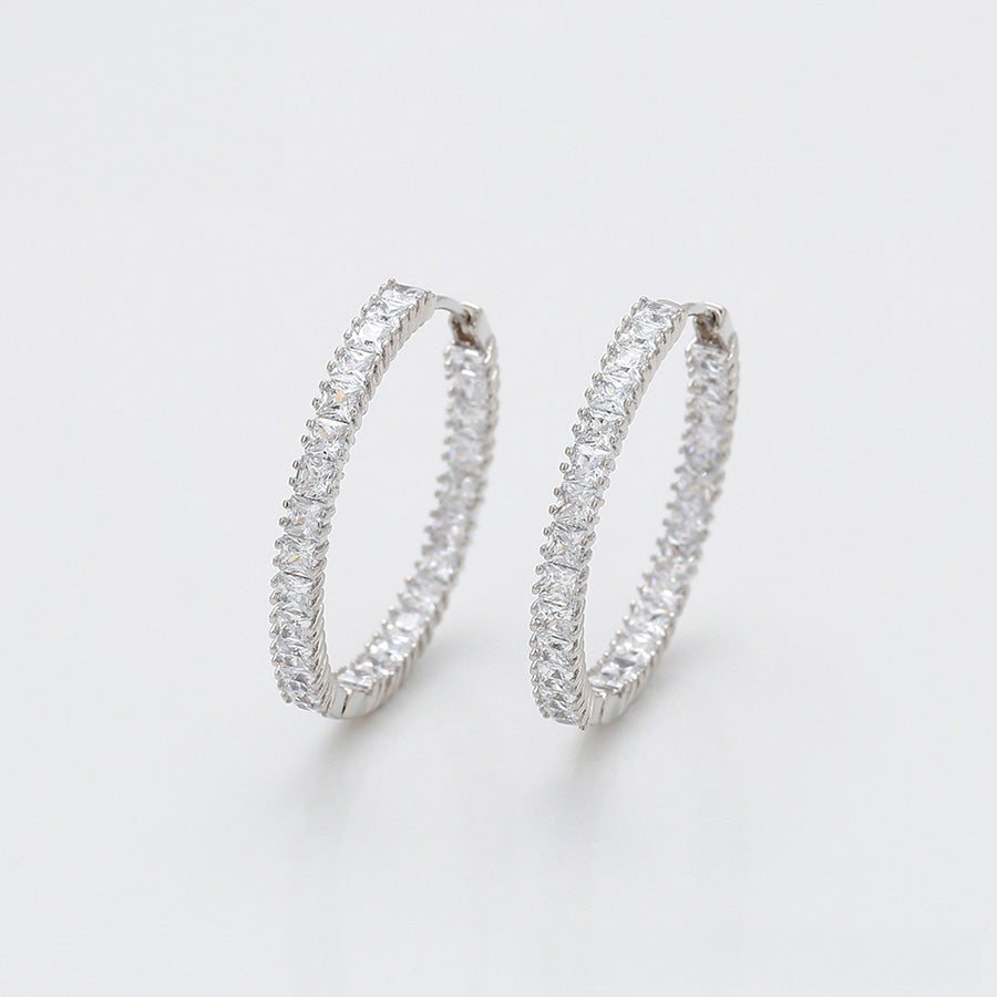 Radiant Spiral Hoops