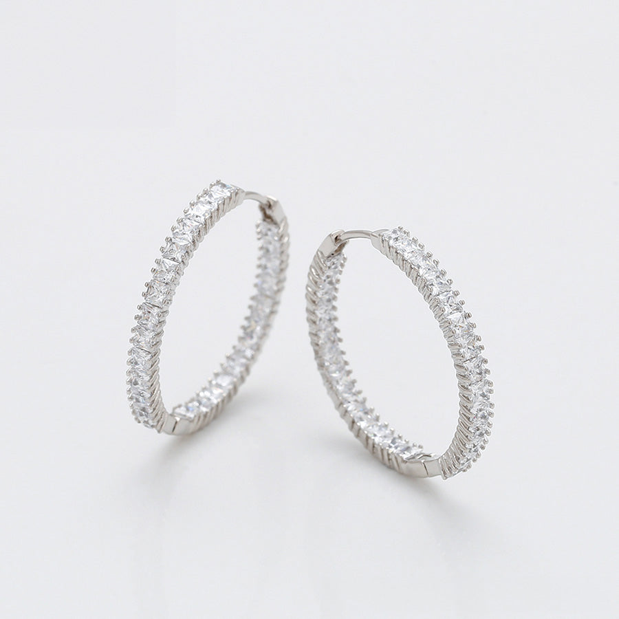 Radiant Spiral Hoops