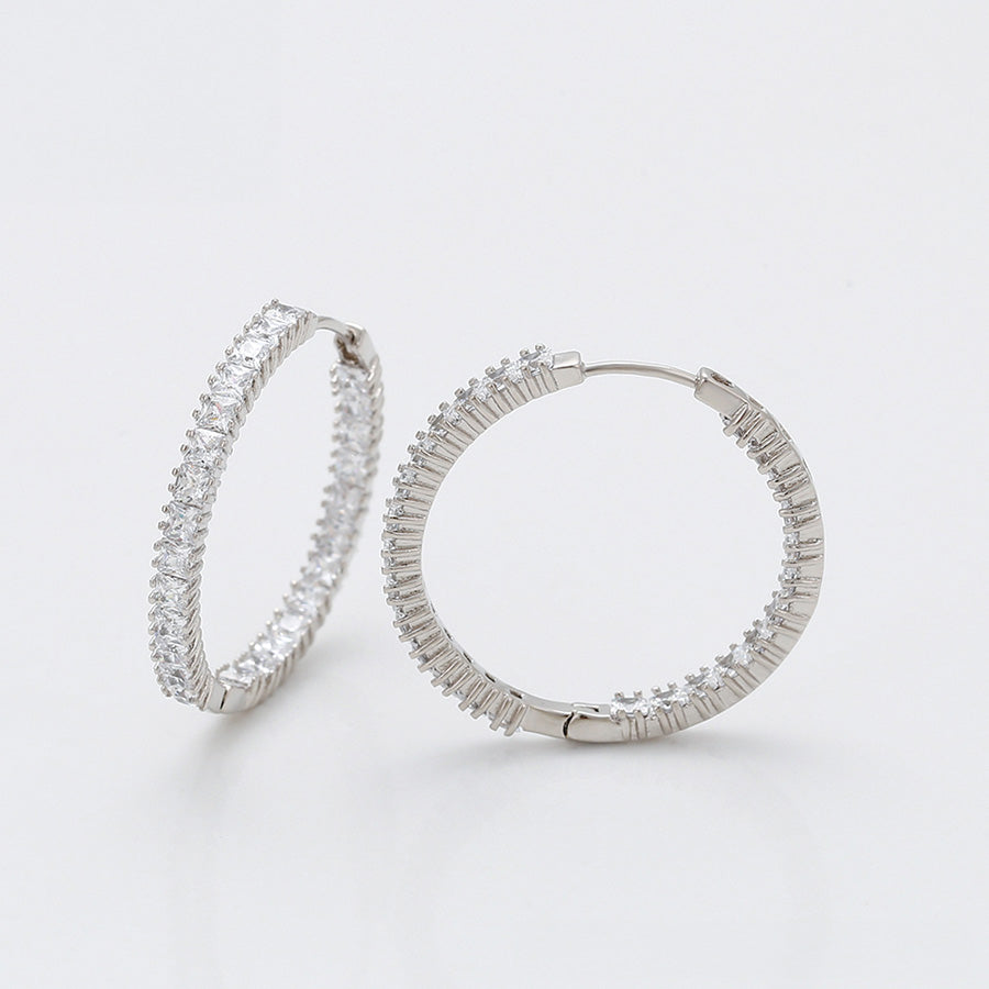 Radiant Spiral Hoops