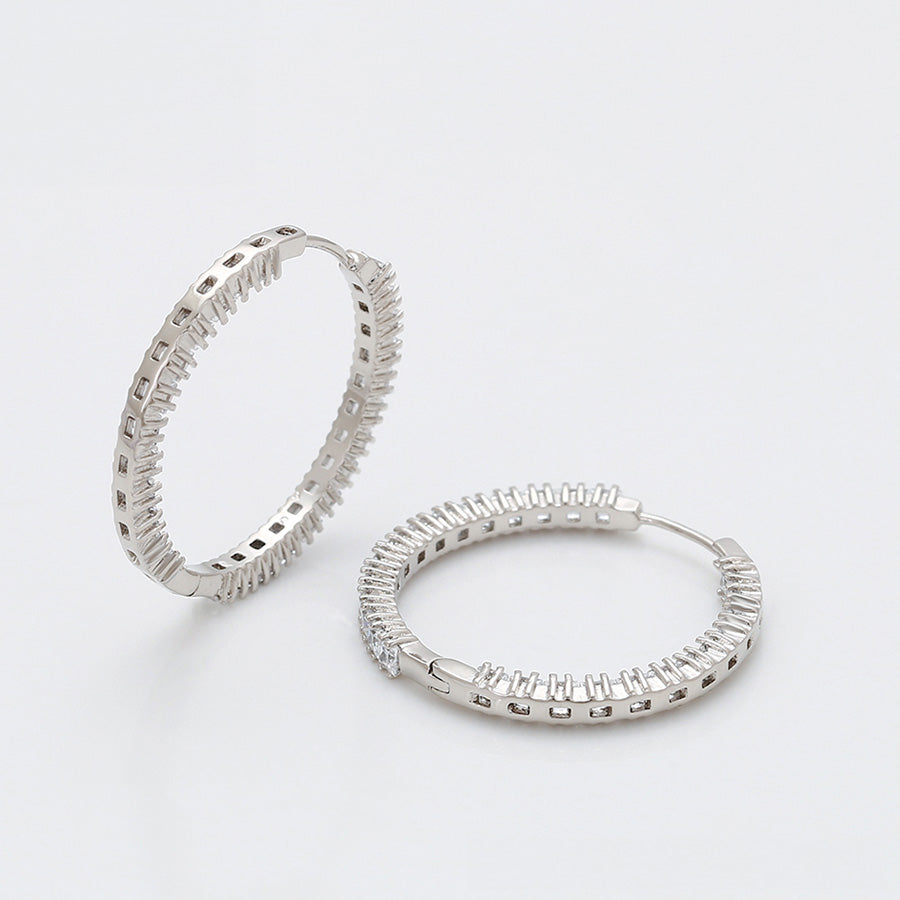 Radiant Spiral Hoops