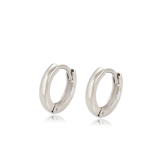 Sleek Silhouette Hoops