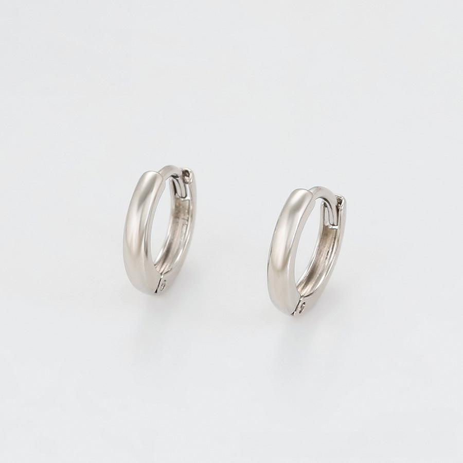 Sleek Silhouette Hoops