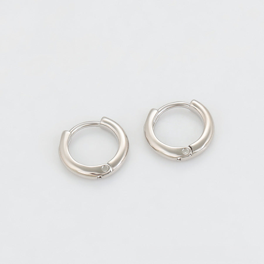 Sleek Silhouette Hoops