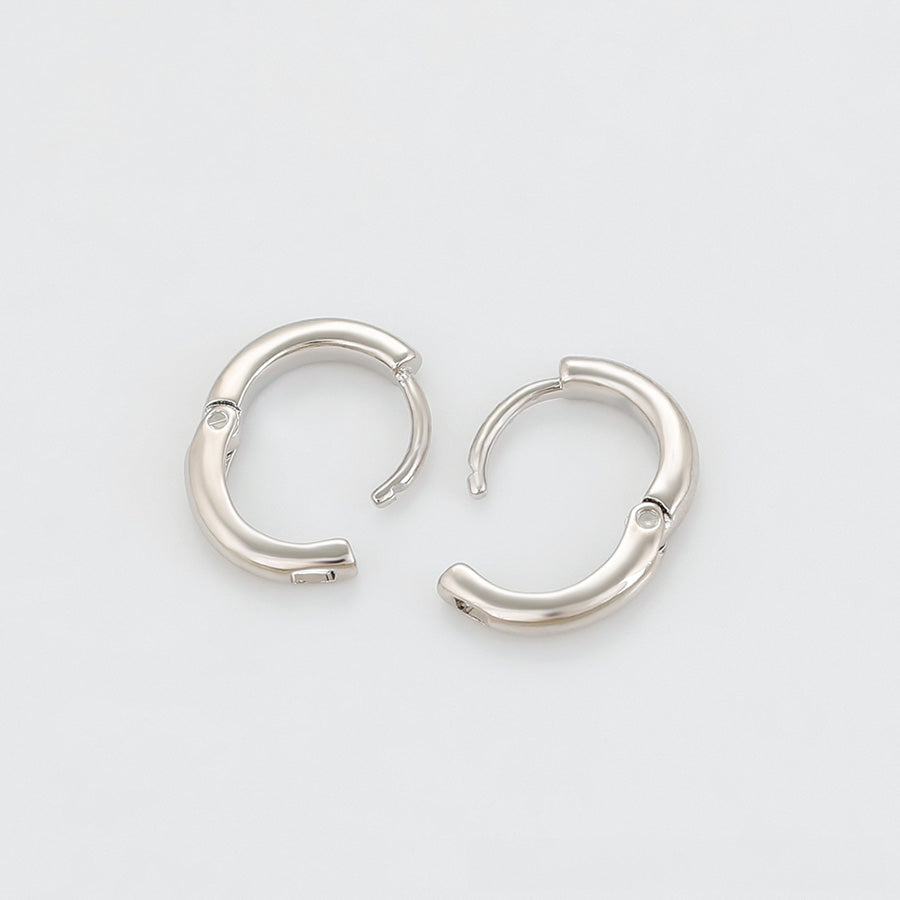 Sleek Silhouette Hoops